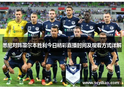 悉尼对阵墨尔本胜利今日精彩直播时间及观看方式详解