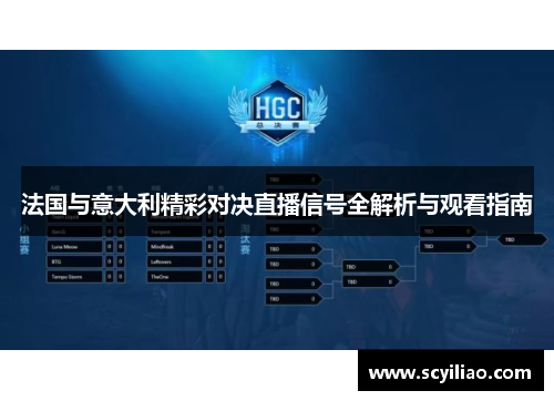 法国与意大利精彩对决直播信号全解析与观看指南